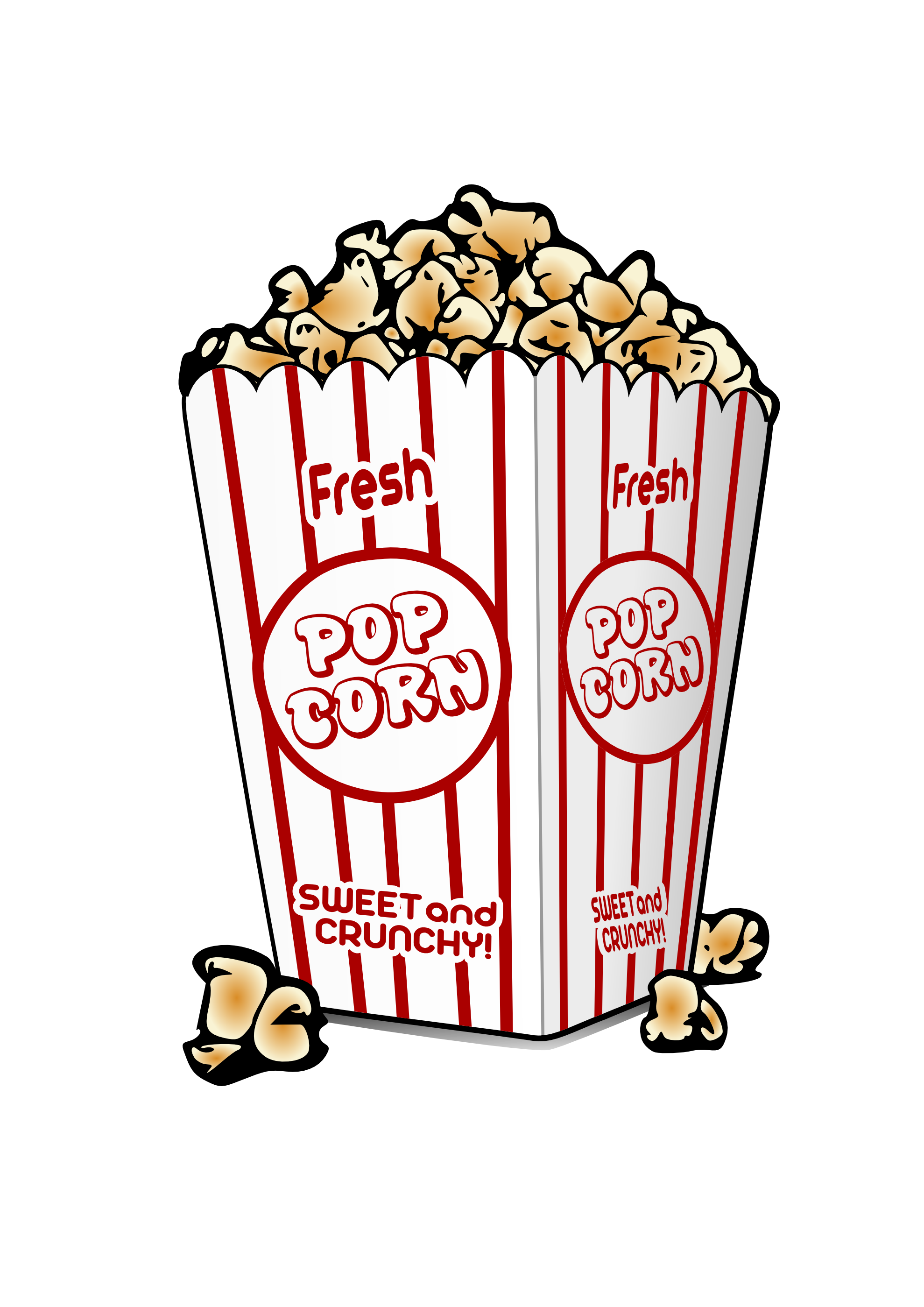 1979x2799 Cartoon Popcorn Clipart