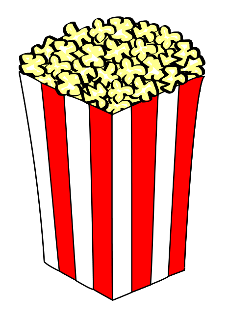 465x657 Free Popcorn Clipart Image