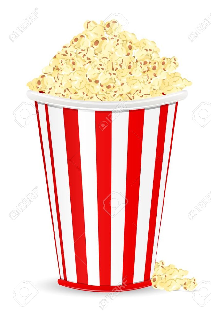 867x1300 2,727 Popcorn Bucket Stock Vector Illustration And Royalty Free