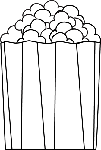 335x500 White Popcorn Cliparts
