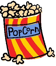 218x255 Clipart Of Popcorn