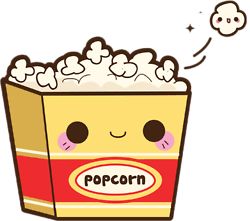 250x221 Drawn Popcorn Cartoon