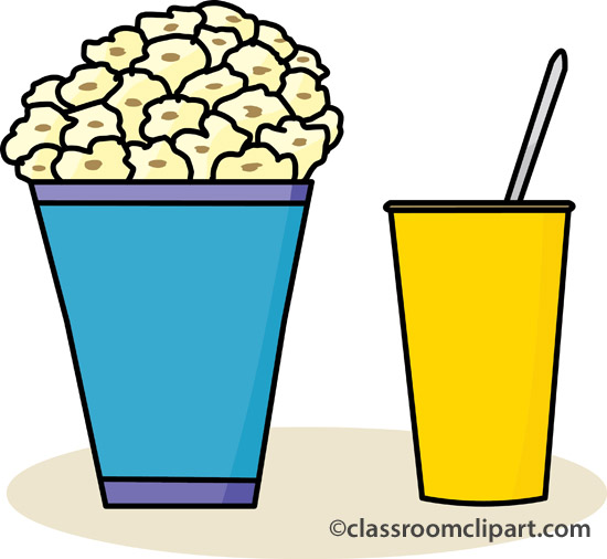 550x506 Popcorn Logo Clipart