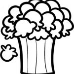 150x150 Popcorn Coloring Sheet Print Coloring Pages Popcorn Clip Art Black