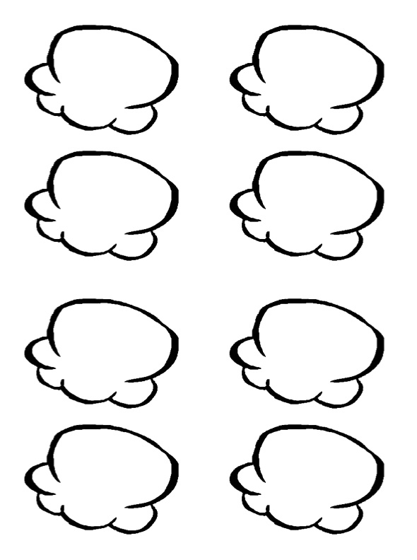 590x792 Popcorn Kernel Clipart