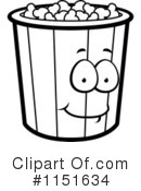 130x175 Popcorn Mascot Clipart