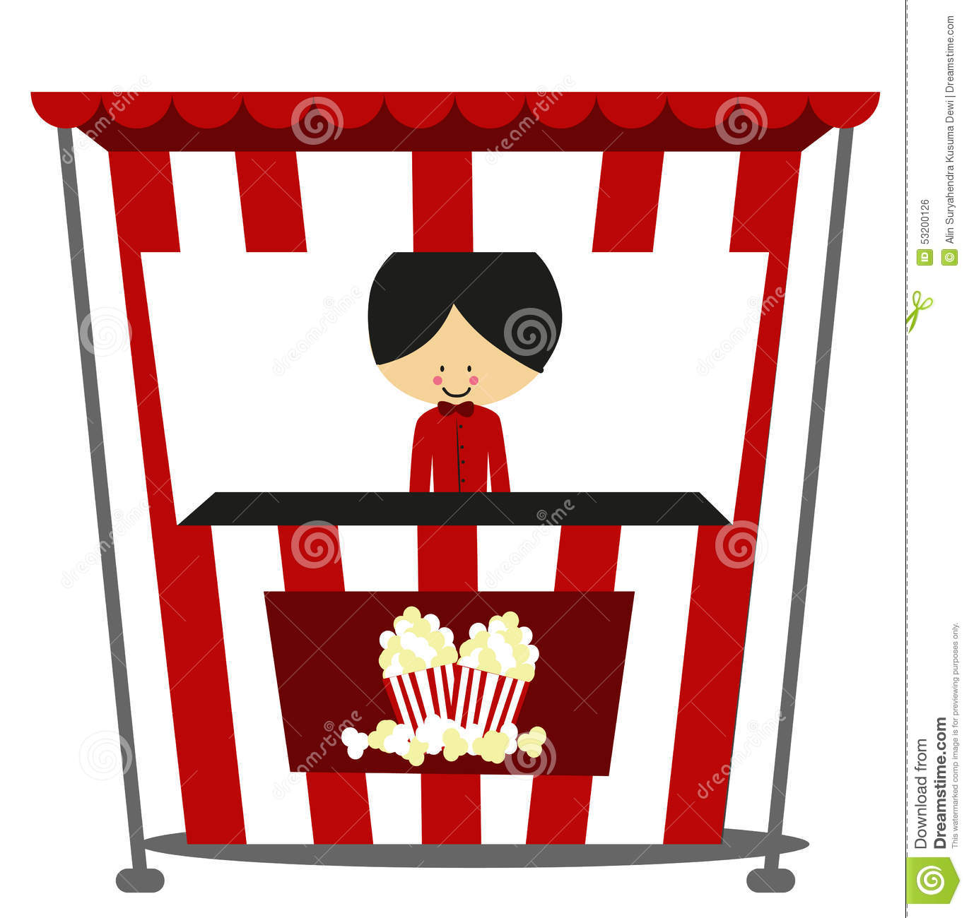 1371x1300 Popcorn Clipart Stall