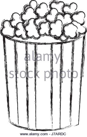 298x470 Clip Art Popcorn Stock Photo, Royalty Free Image 116273084