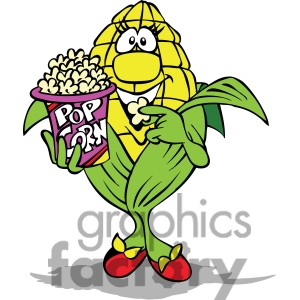 300x300 Popcorn Clip Art