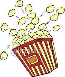 253x300 Popcorn Clipart Single