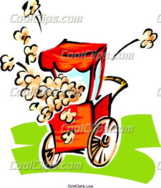 329x383 Free Popcorn Machine Clipart
