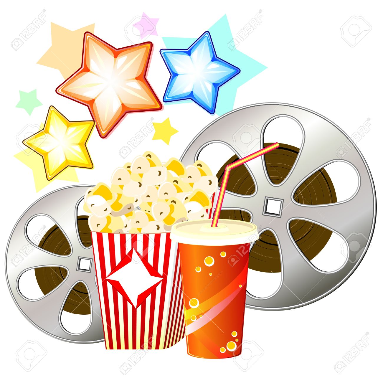 1300x1300 Popcorn Clipart Film Reel