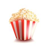 170x170 Clip Art Popcorn Illustration