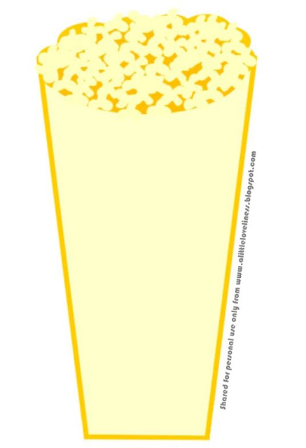 437x640 Pass The Popcorn Invite Template Best Template Collection