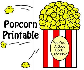 336x280 Pop Open A Good Book The Bible Popcorn Template