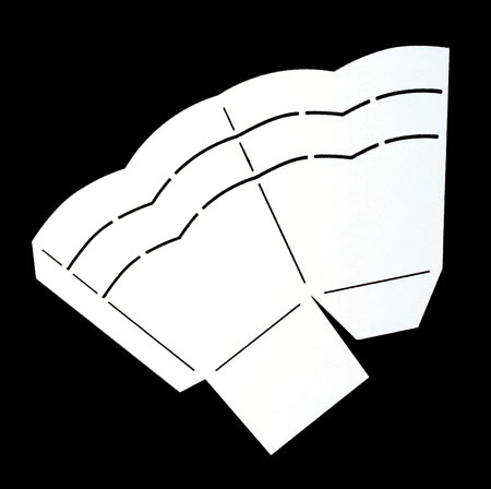 450x448 Popcorn Box Template