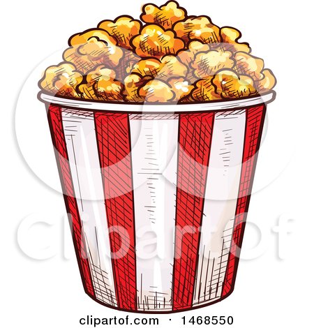 450x470 Clipart Of Popcorn Buckets
