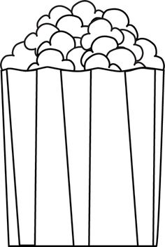 236x352 Popcorn Bucket Clip Art