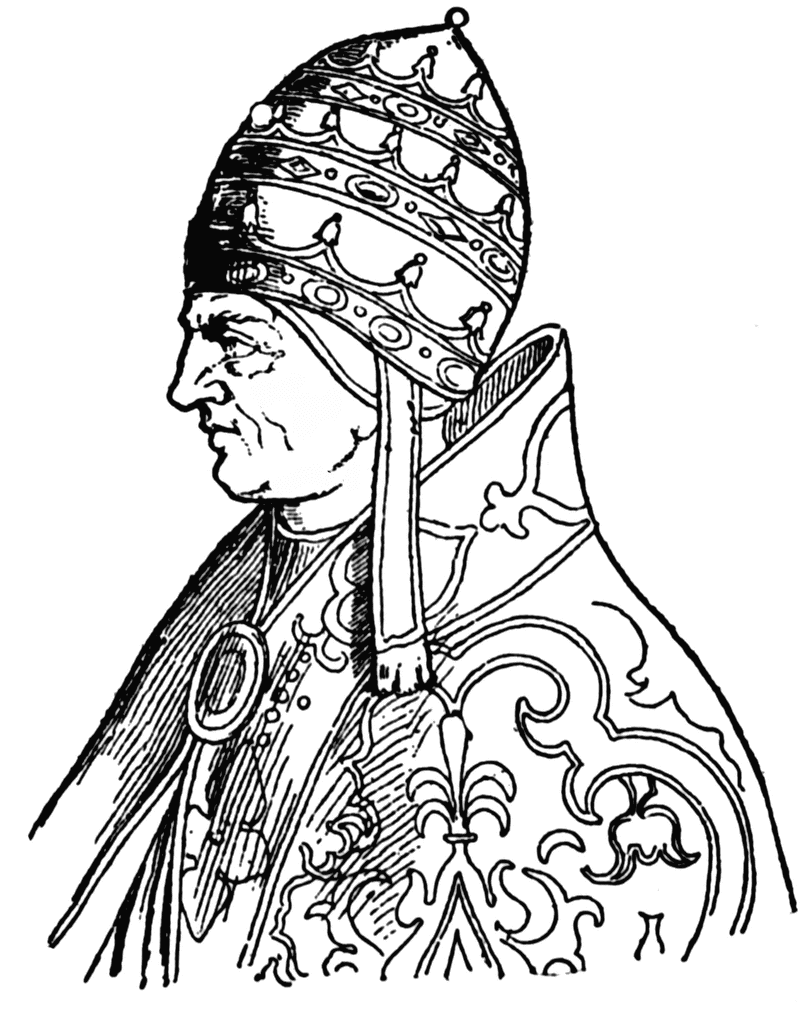 806x1024 Pope Urban V Clipart Etc