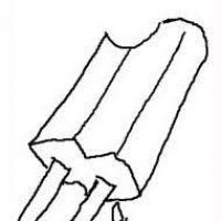 200x200 Popsicle Clipart Black And White