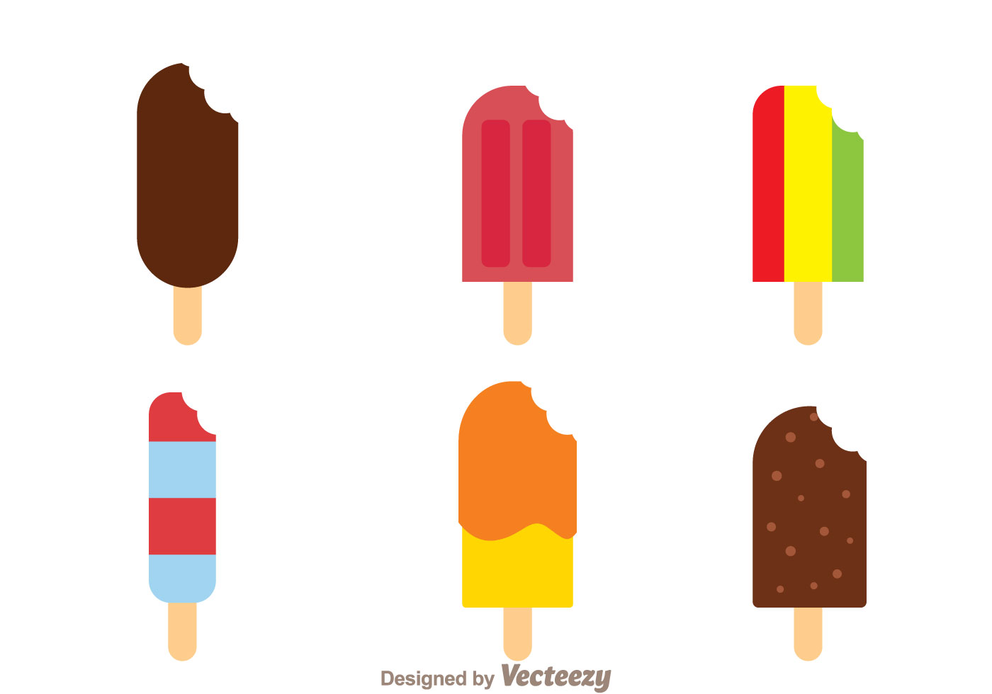 1400x980 Colorful Ice Cream Vectors