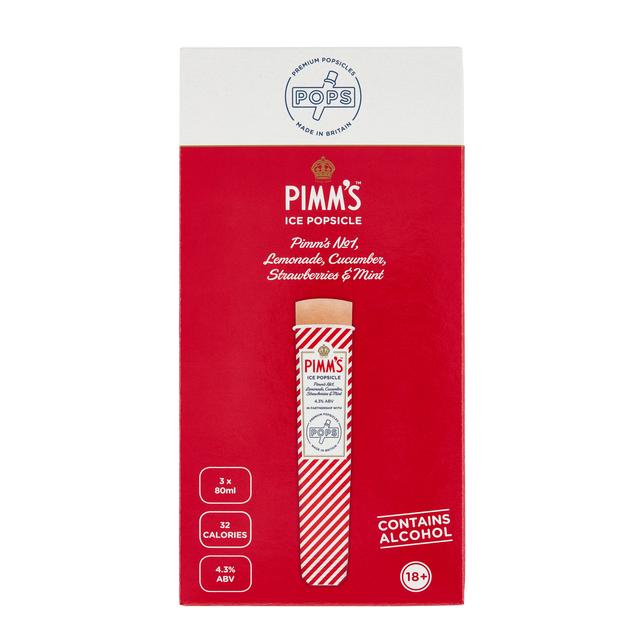 640x640 Pops Pimm's Ice Popsicle 3 X 80ml From Ocado