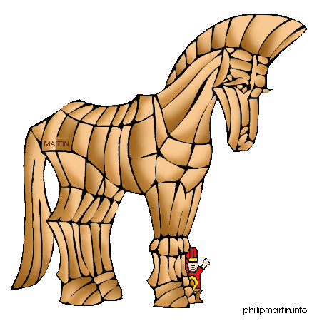 444x450 Stick Horse Clipart