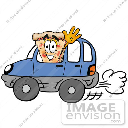 450x450 Stick Pizza Delivery Man Clipart