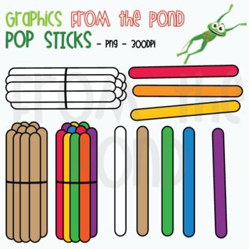 Popsicle Sticks Clipart