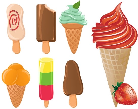 544x429 Ice Cream Popsicles Vector Free Vector In Encapsulated Postscript