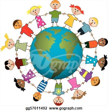 350x362 Peace Clipart World Population