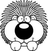 162x170 Porcupine Clip Art