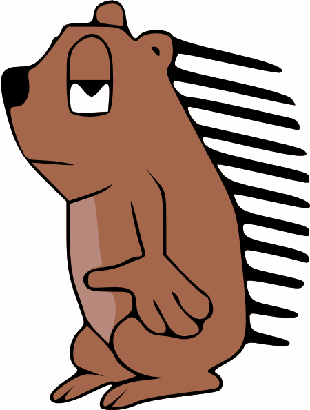 450x594 Porcupine Clip Art