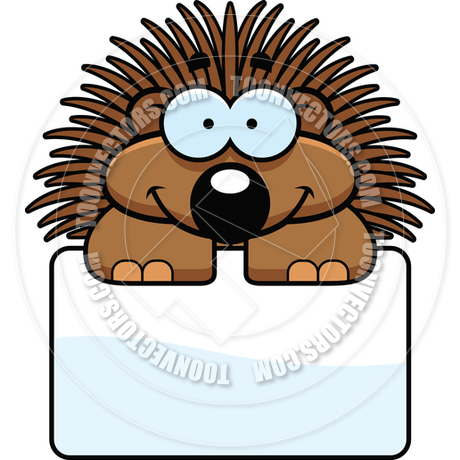460x460 Cartoon Little Porcupine Sign By Cory Thoman Toon Vectors Eps