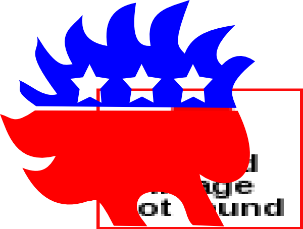 600x454 Libertarian Porcupine Clip Art