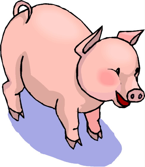 487x560 Pork Clipart Farm Animal