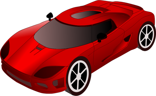 500x310 8017 Cartoon Sports Car Clip Art Free Public Domain Vectors