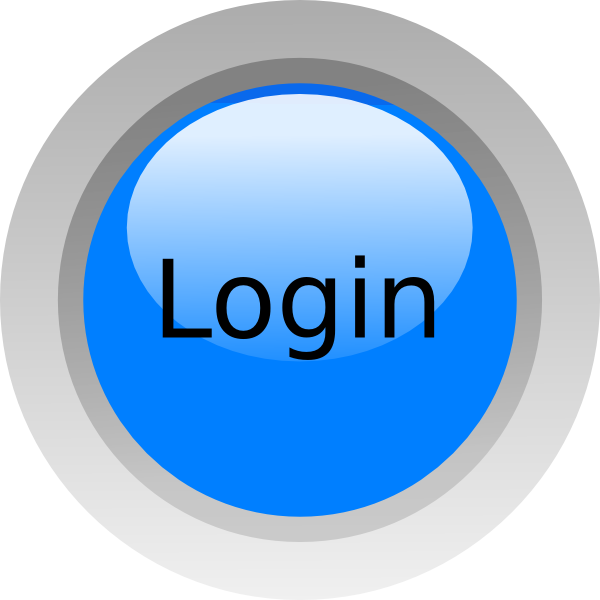 600x600 Login Blue Clip Art