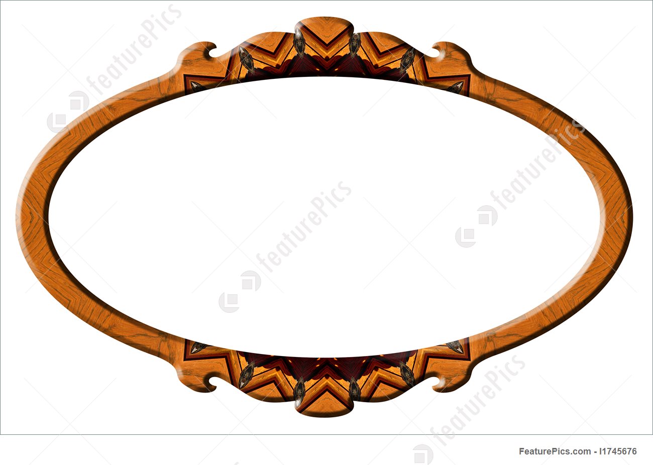 1300x926 Templates Decorated Portrait Round Frame