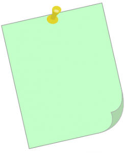 245x300 Post Up Note Green Clip Art Download