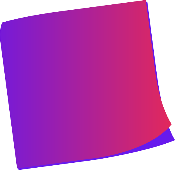 600x581 Blue Red Sticky Note Clip Art