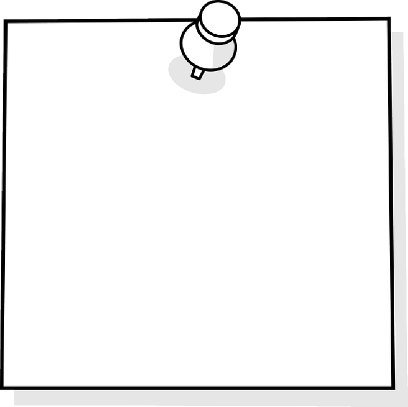 800x797 Sticky Note, Post It, Blank, Memo, Paper, Note