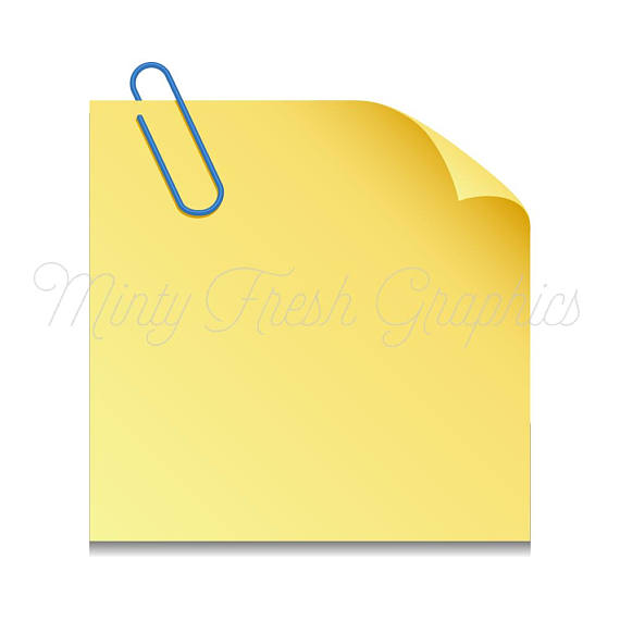 570x570 Sticky Note Clipart