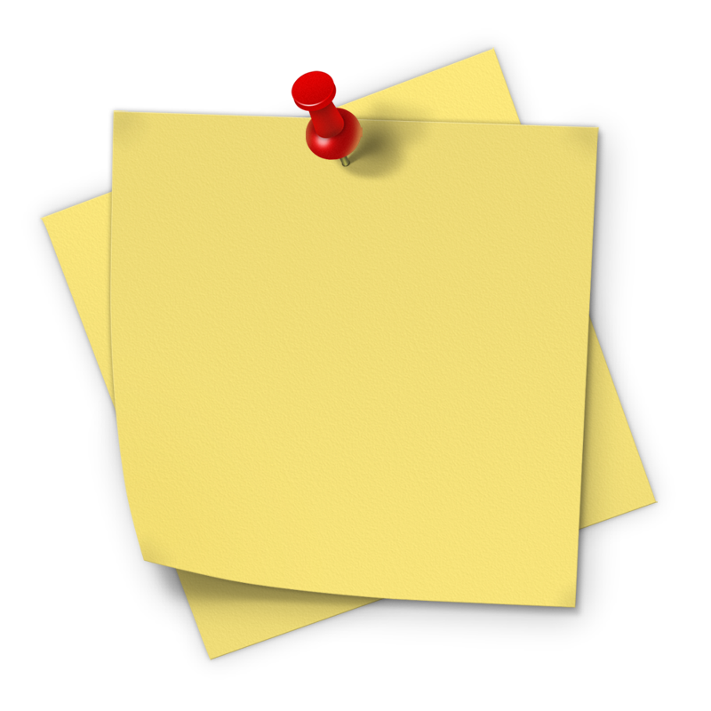 800x800 Post It Note Clip Art