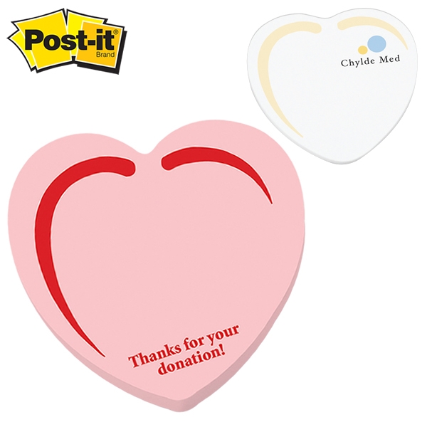 600x600 Promotional Post It Shape Heart Shape Large Sticky Note