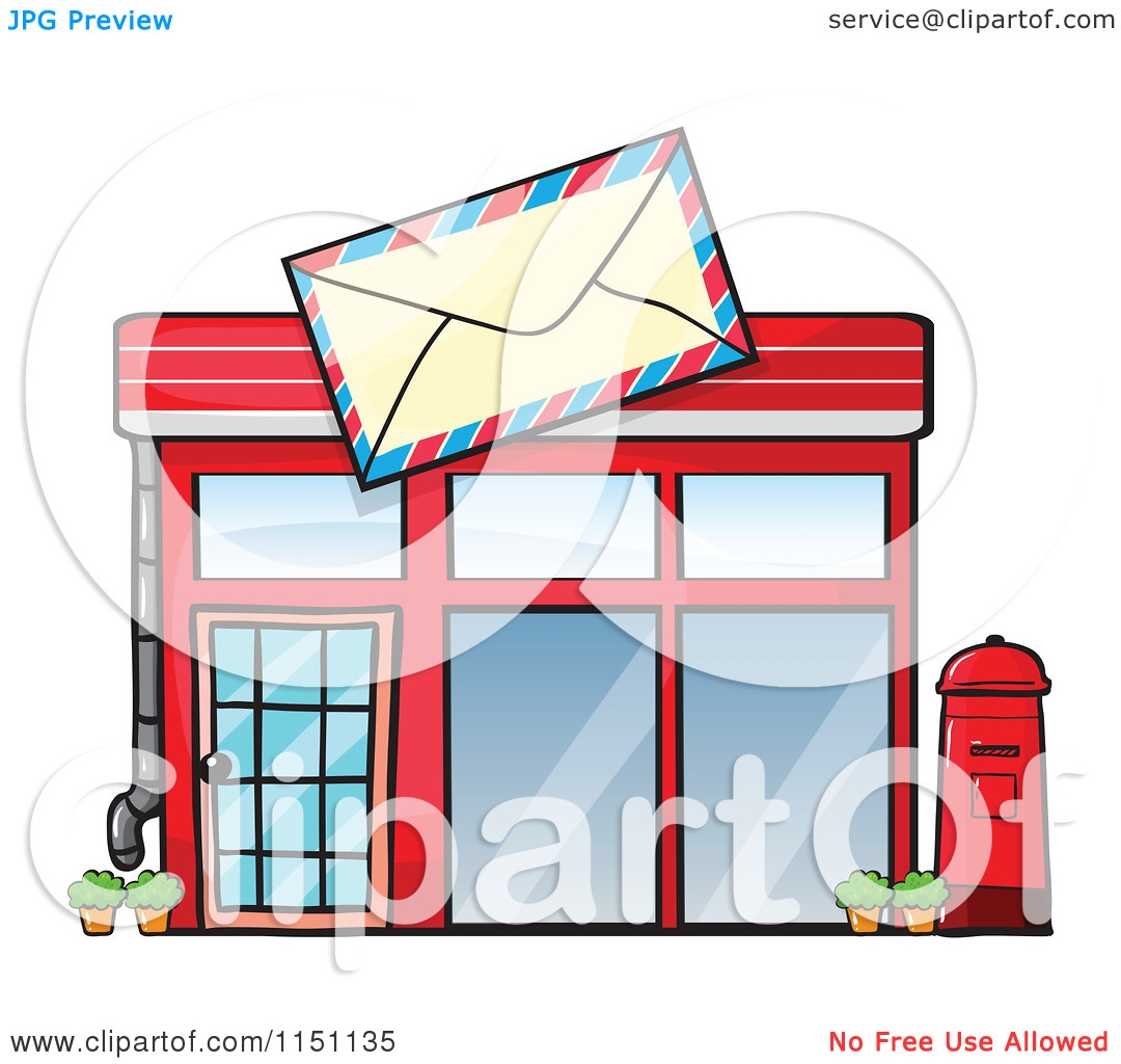 1080x1024 Post Office Clipart Free
