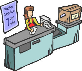 278x239 Office Clipart Postal Service
