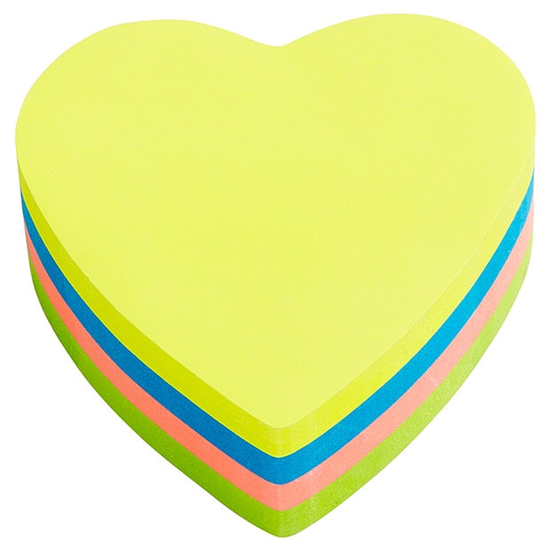 620x620 Target Assorted Sticky Notes Shapes Fluro Target Australia
