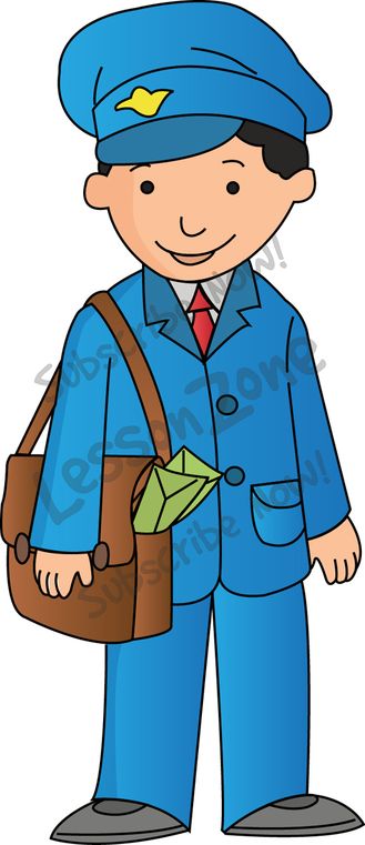 329x761 Clipart Postman