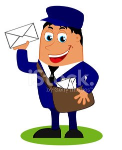245x300 Funny Postman With Bag And Letter Stock Vectors